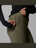Columbia Women's Leslie Falls Pants II in Beige and Green
