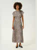 Culture Dress with Leopard Print