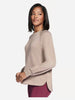 Skechers Women's SKECHLUXE Elevate Crewneck Beige, blue & mauve