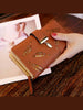 Hollowed Out Leaves Women's Leather Wallet