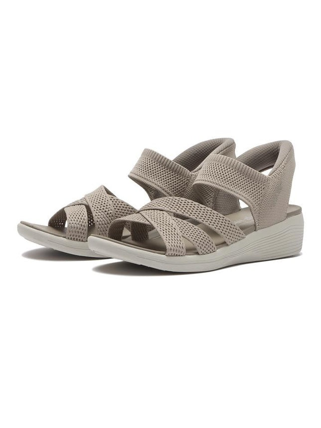 ⭐tfoa0102⭐ Skechers Slip-Ins Sandals Cooling Off Taupe 163524 – stepup.fashion